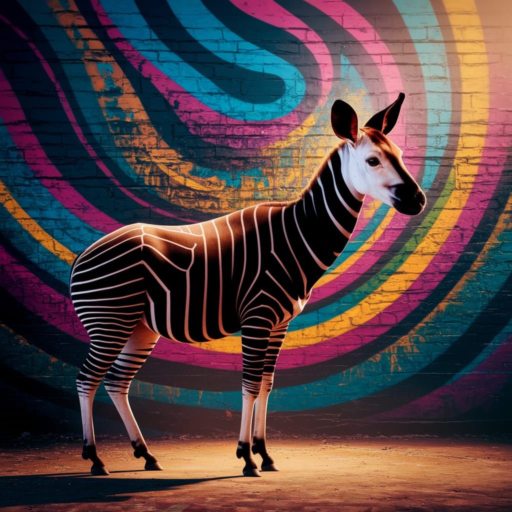 Okapi Graffiti Surrealism