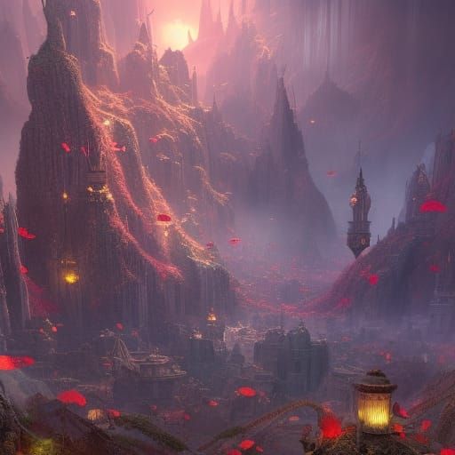 Fantastical Matte Painting in Unreal Engine 5