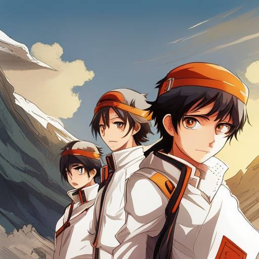 Anime Style Key Visual Manga Art