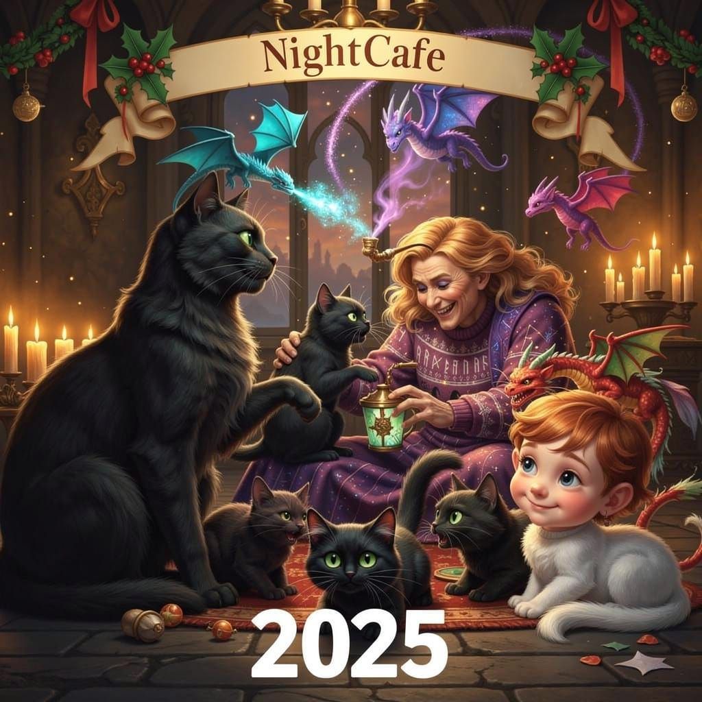 AI Art Collage: Multiple Subjects in Shared Environment