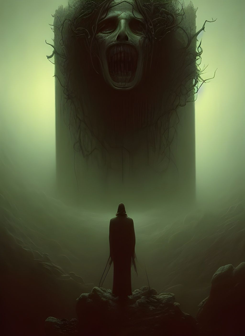 Surreal Horror: Internal Suffering in Digital Art