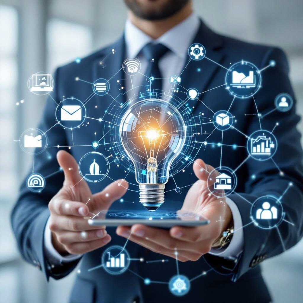 Abstract Concept of Innovation and Creativity