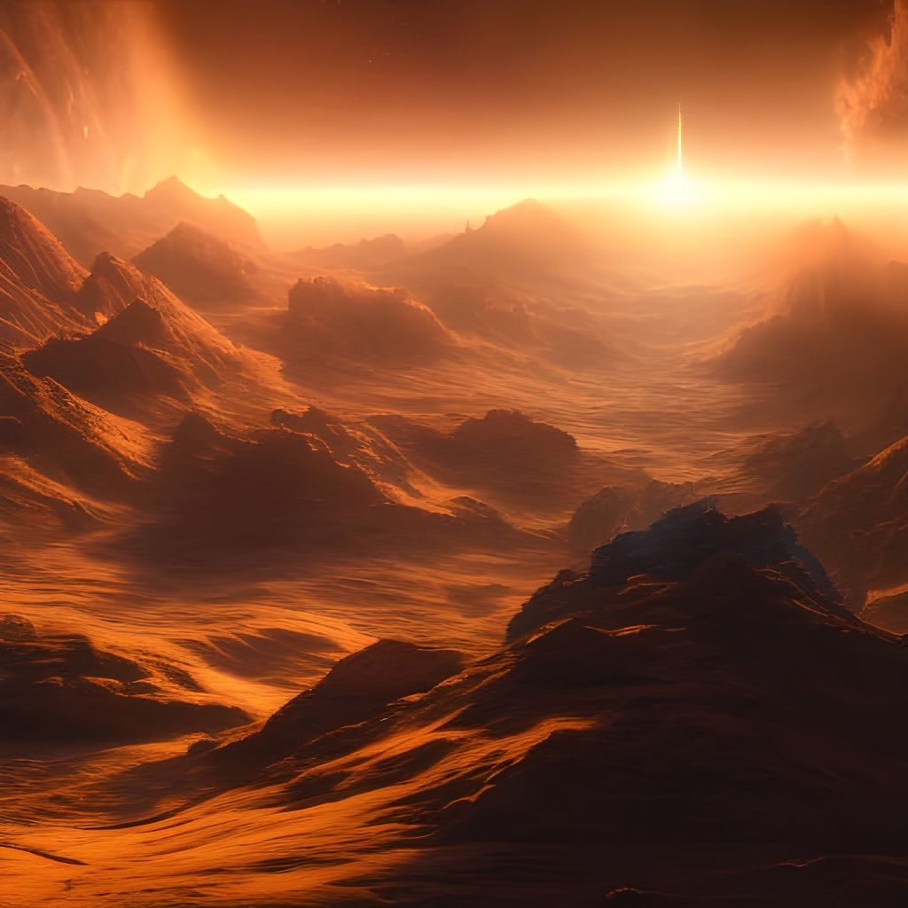 The sands of Mars.
