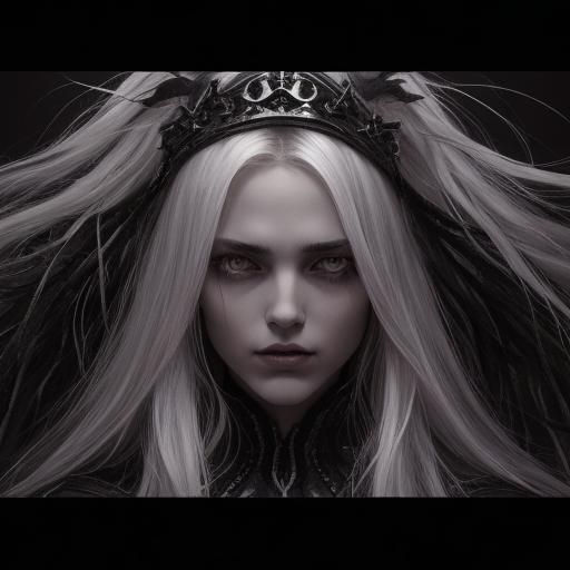 Demonic King with Human Head in Dark Cinematic Realism