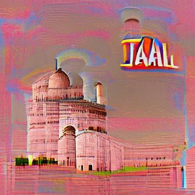 AI Generated Image of The Taj Mahal