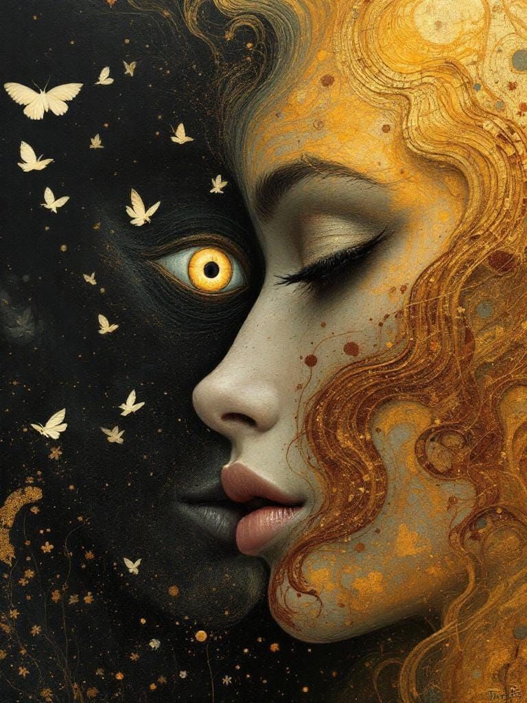 Where They Touched Split-Infinity in Their Clothes Carved fr...