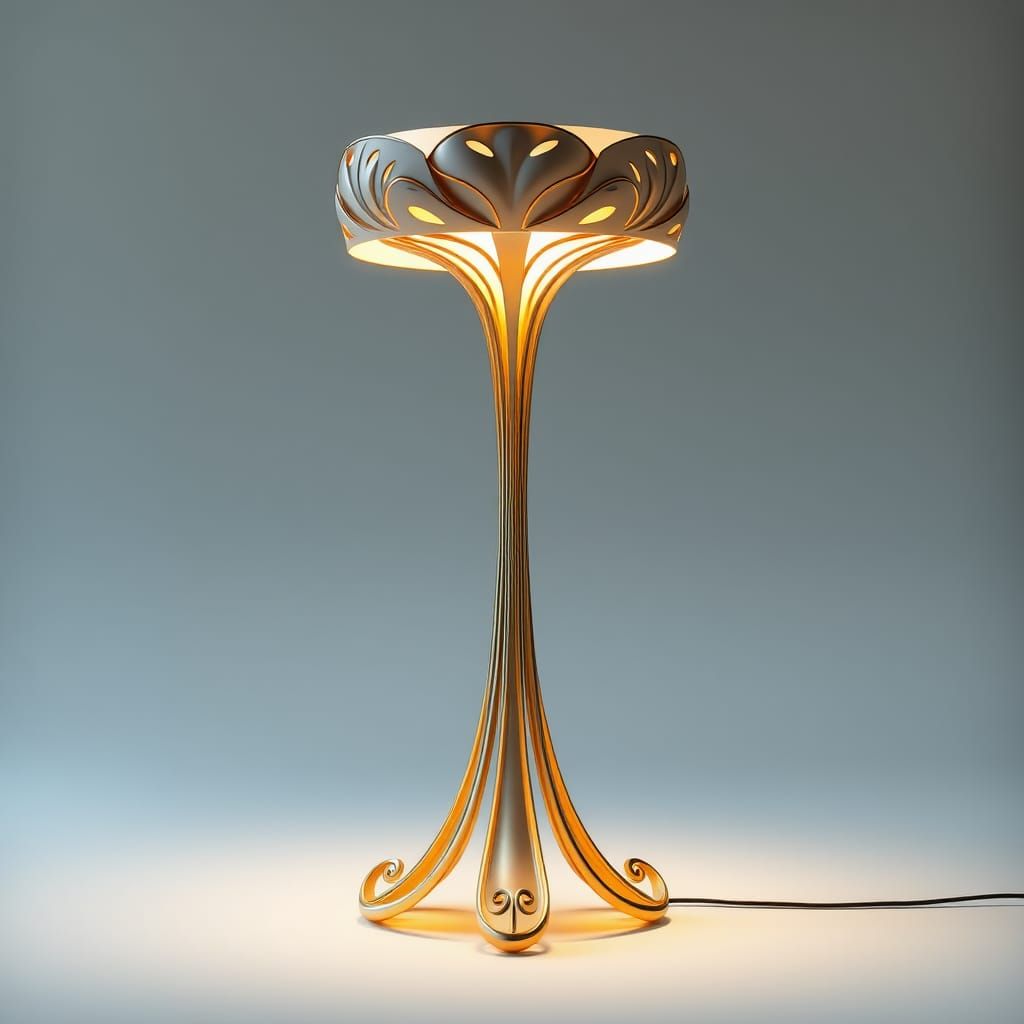 Visually Stunning Standing Lamp Design in High Resolution