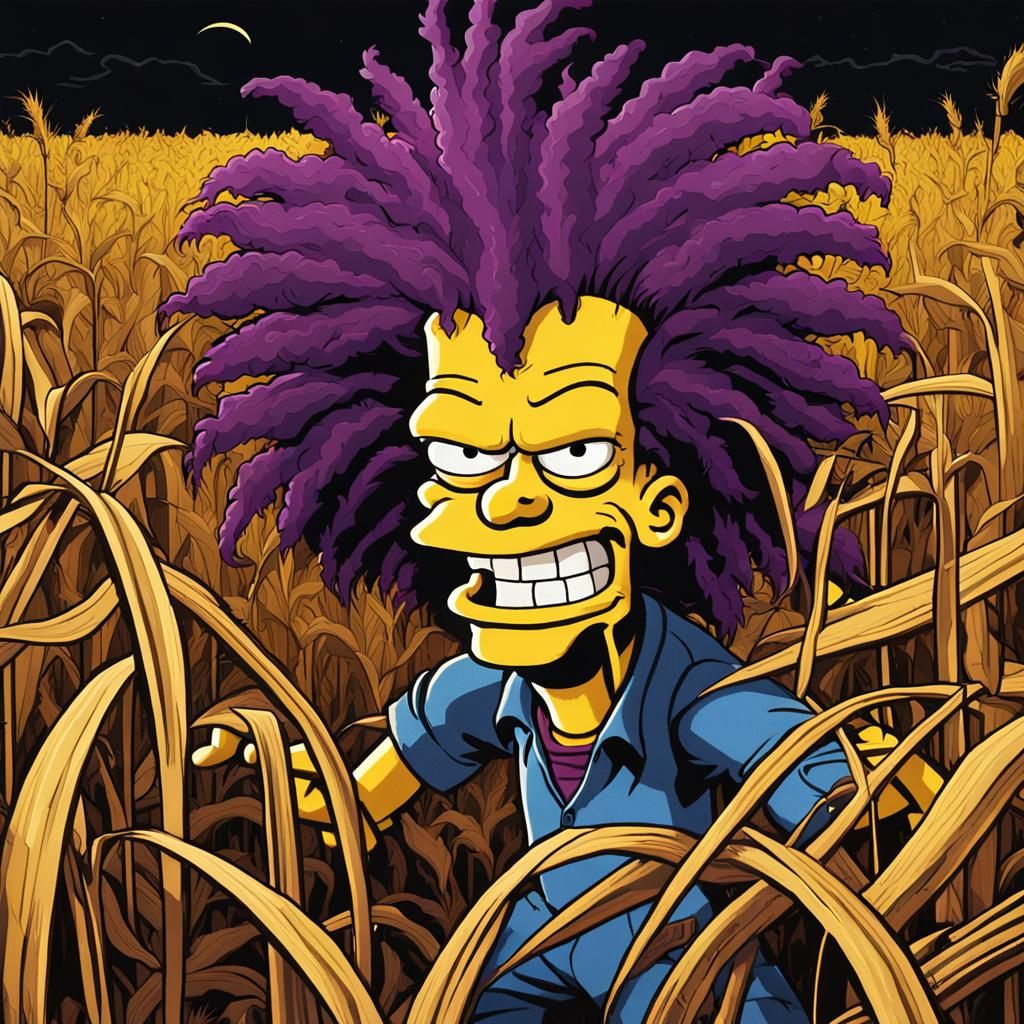 Sideshow Bob's Dark Fantasy Cornfield Attack
