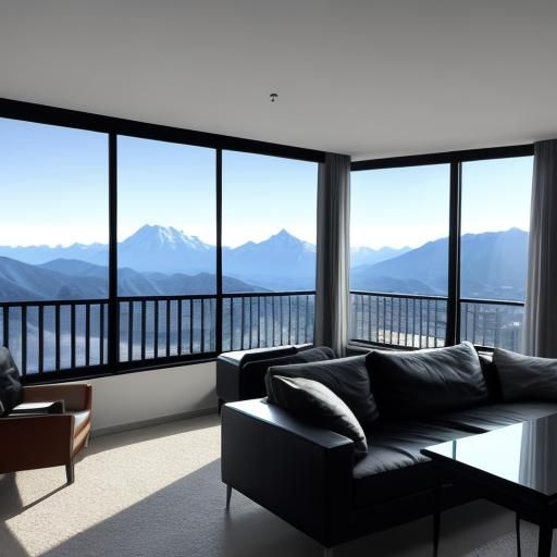 Luxury Penthouse Apartment with Mountain View