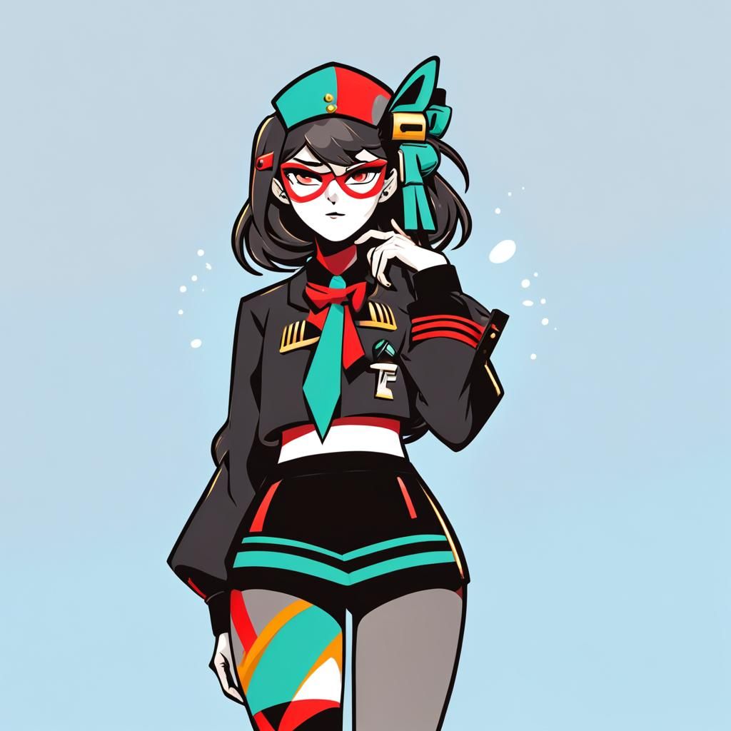 Hazbin Hotel Style Character: Light Aesthetic