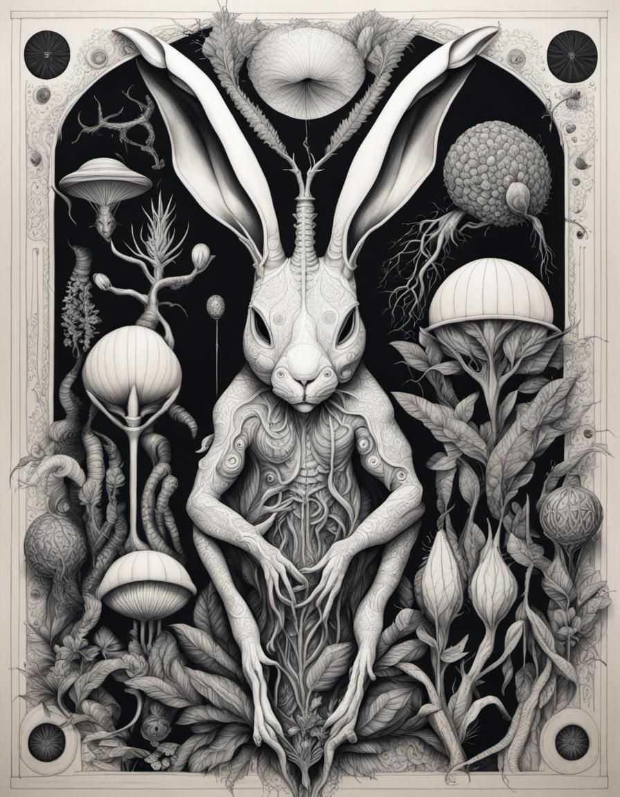 Intricate Alien Flora: Speculative Botany in Ink