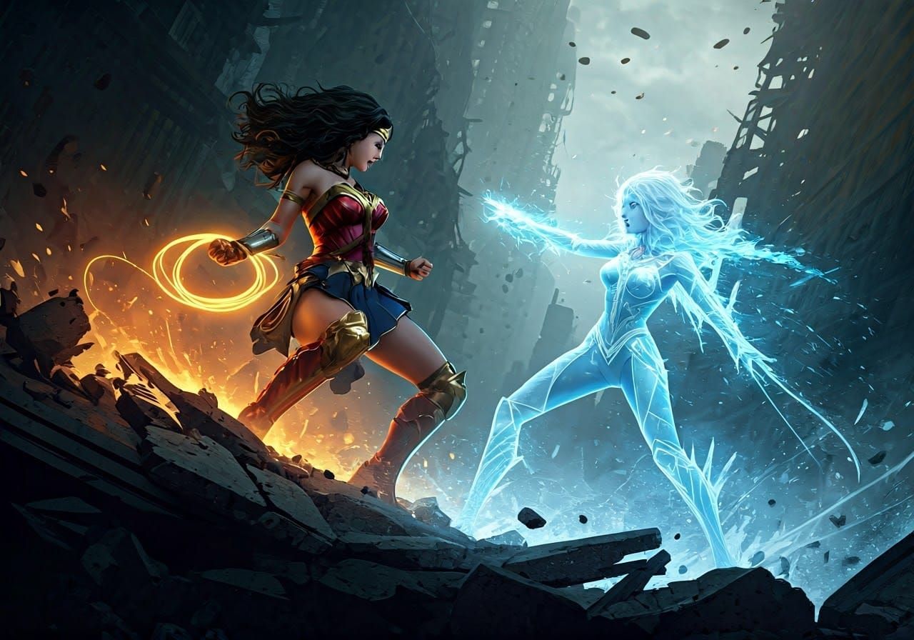 Wonder Woman Vs Emma Frost