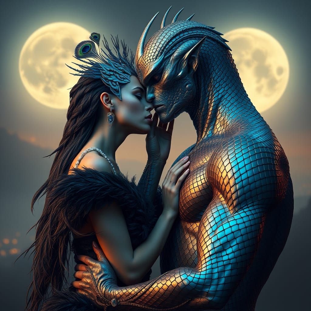 Lyra and Kaelen: A Beautiful Crush