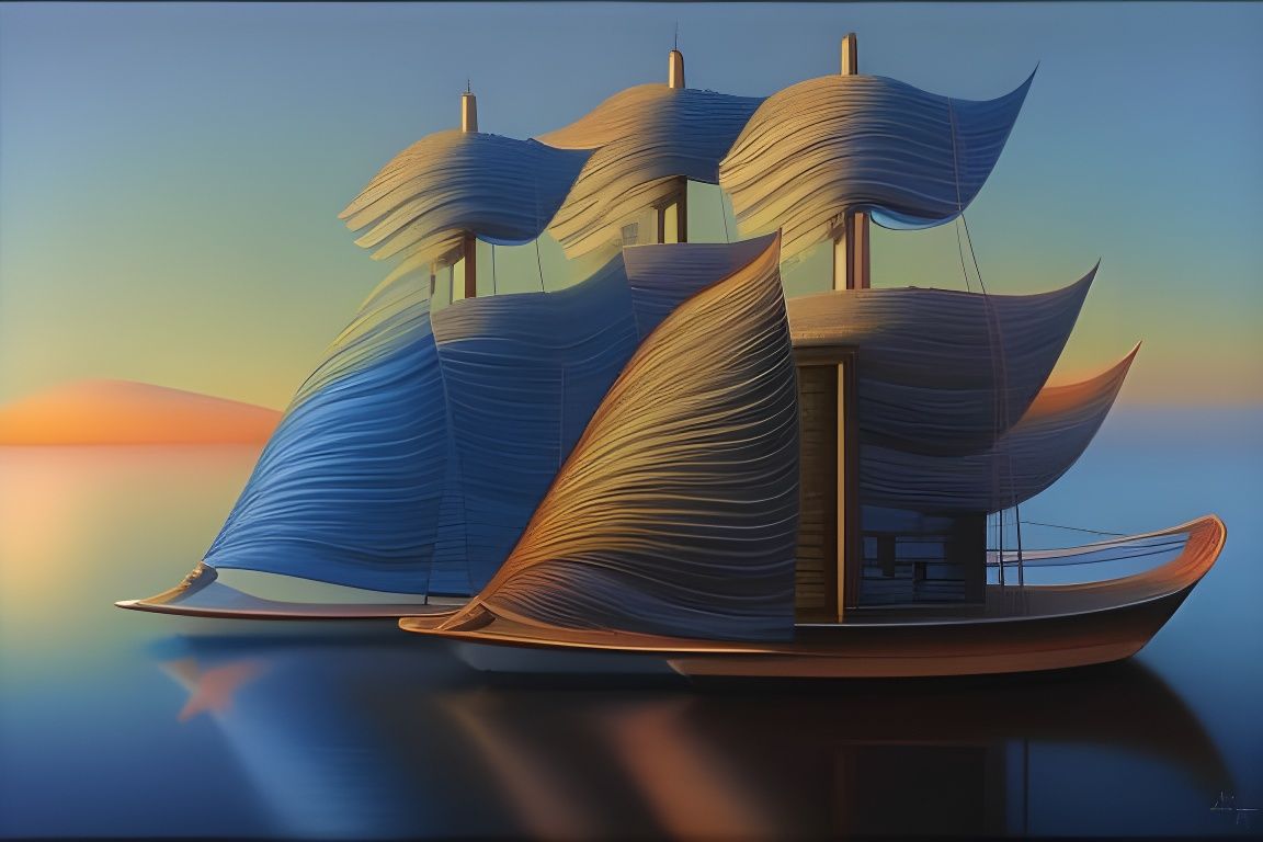 Thriving Submarine City in Steamnouveau Style