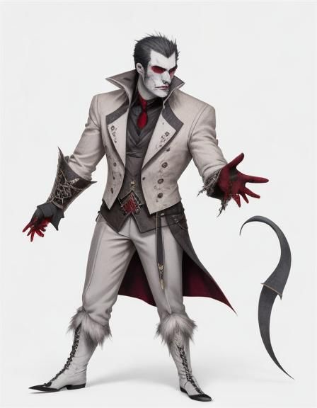 Brooding Russian Male Vampire Portrait