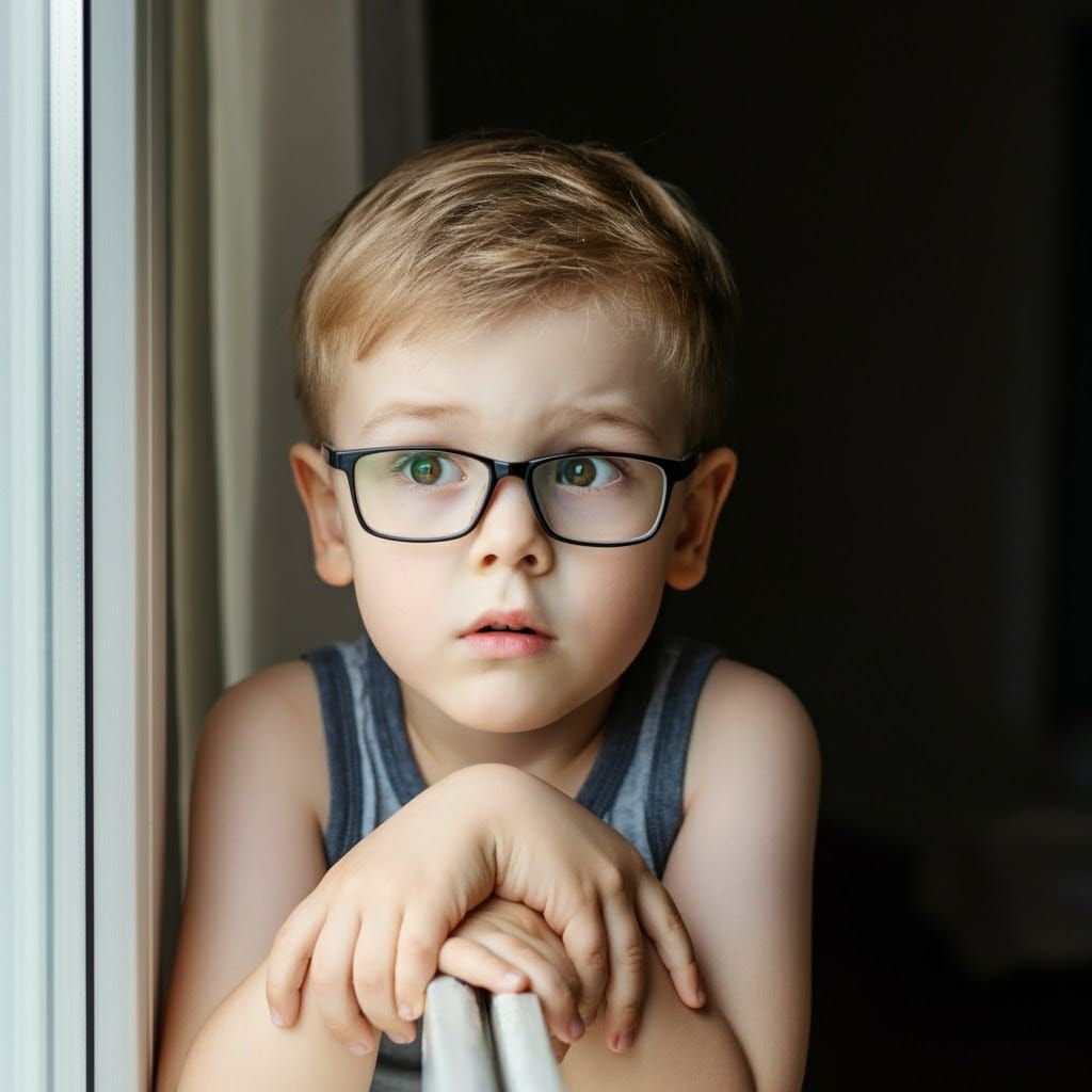 Surreal Youth Portrait in Neutral Tones