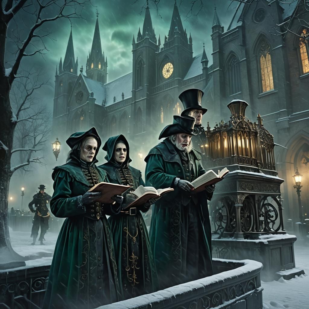 Gothic Horror Carolers and The War Organ