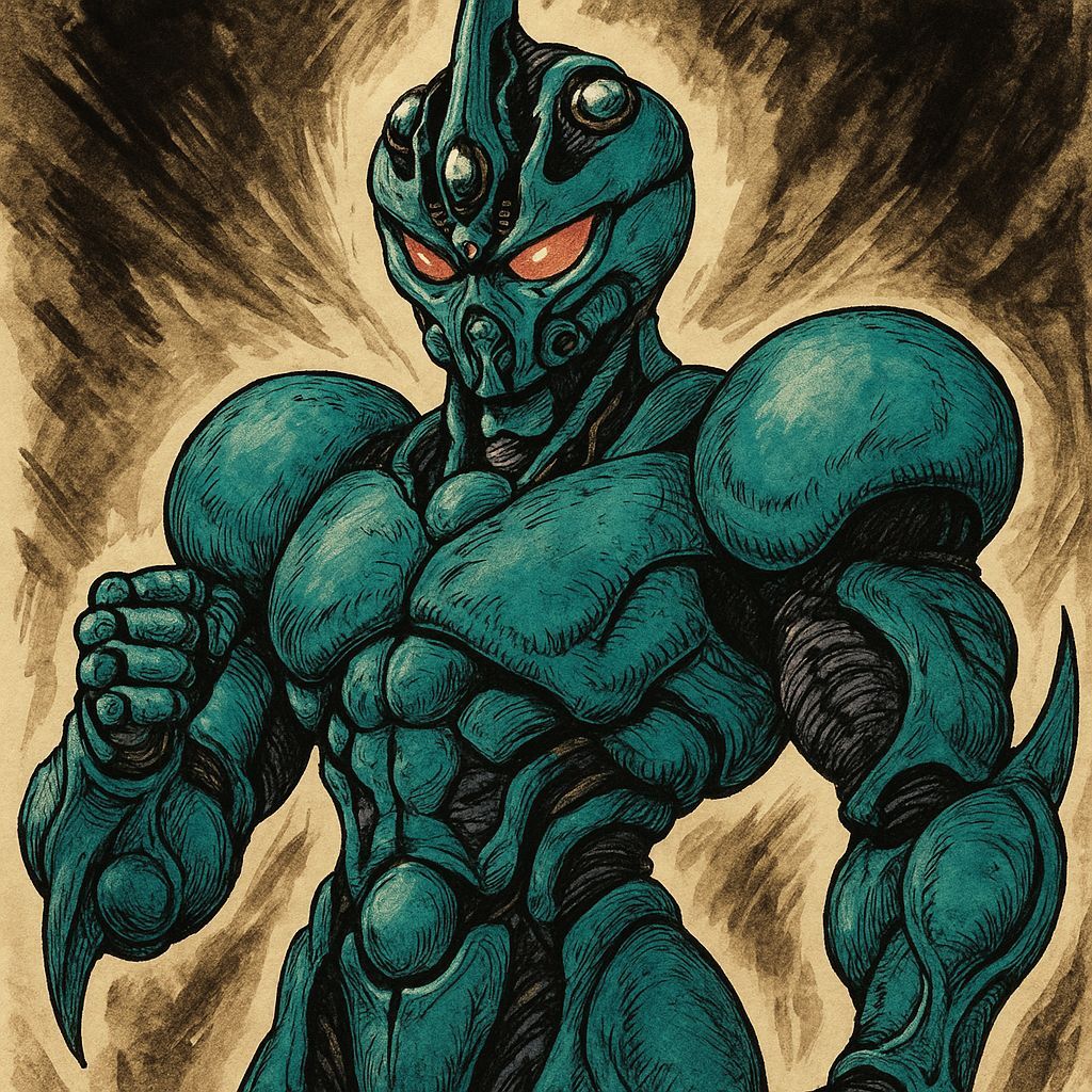 The Guyver: AI Interpretation of Bio-Booster Armor