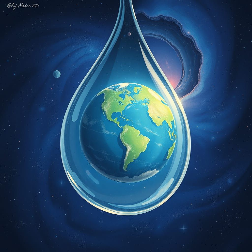 A Sorrowful Earth in a Cosmic Droplet