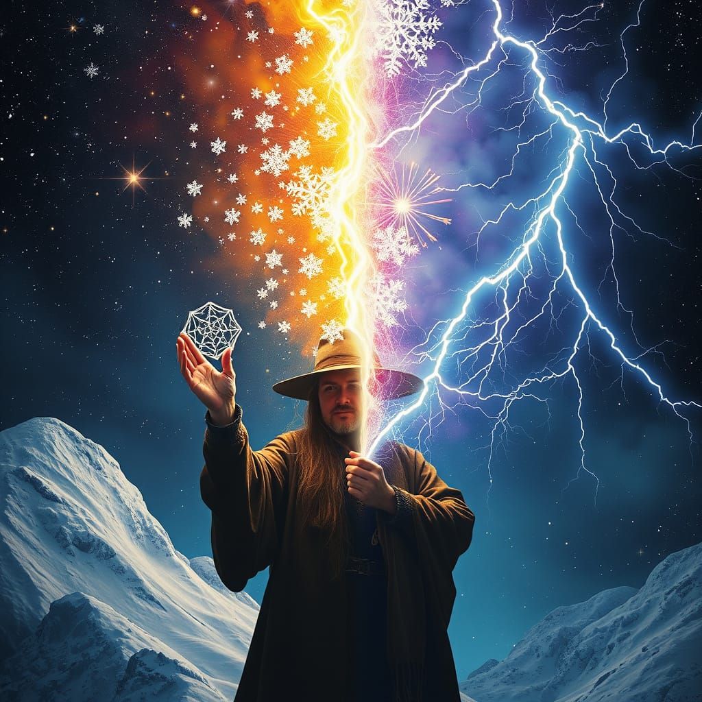 Witchy Meteorologist Controls Snow and Lightning