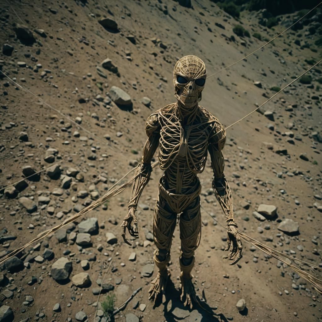 String Man: Cinematic Film Still