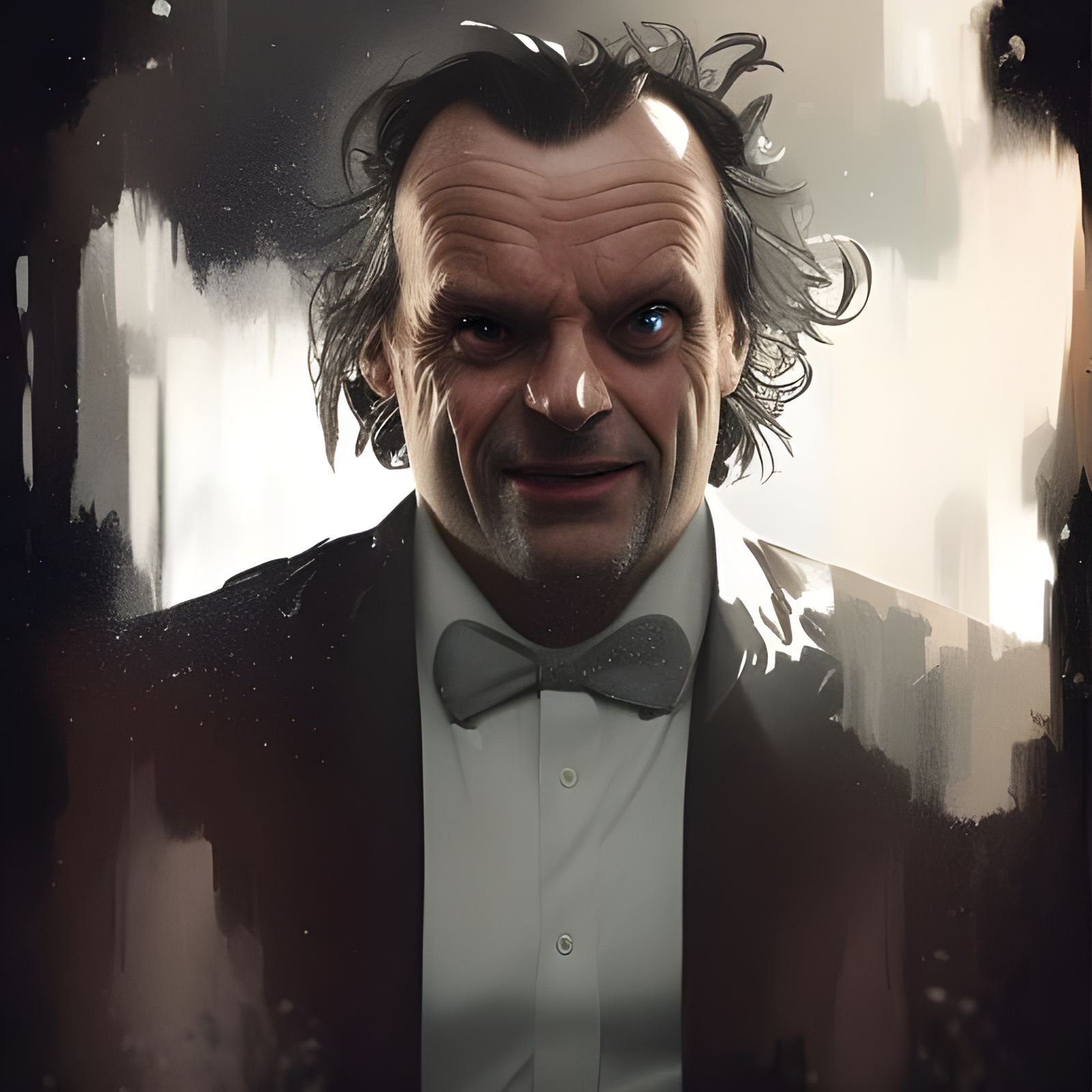 Jack Torrance Portrait in Art Nouveau Style