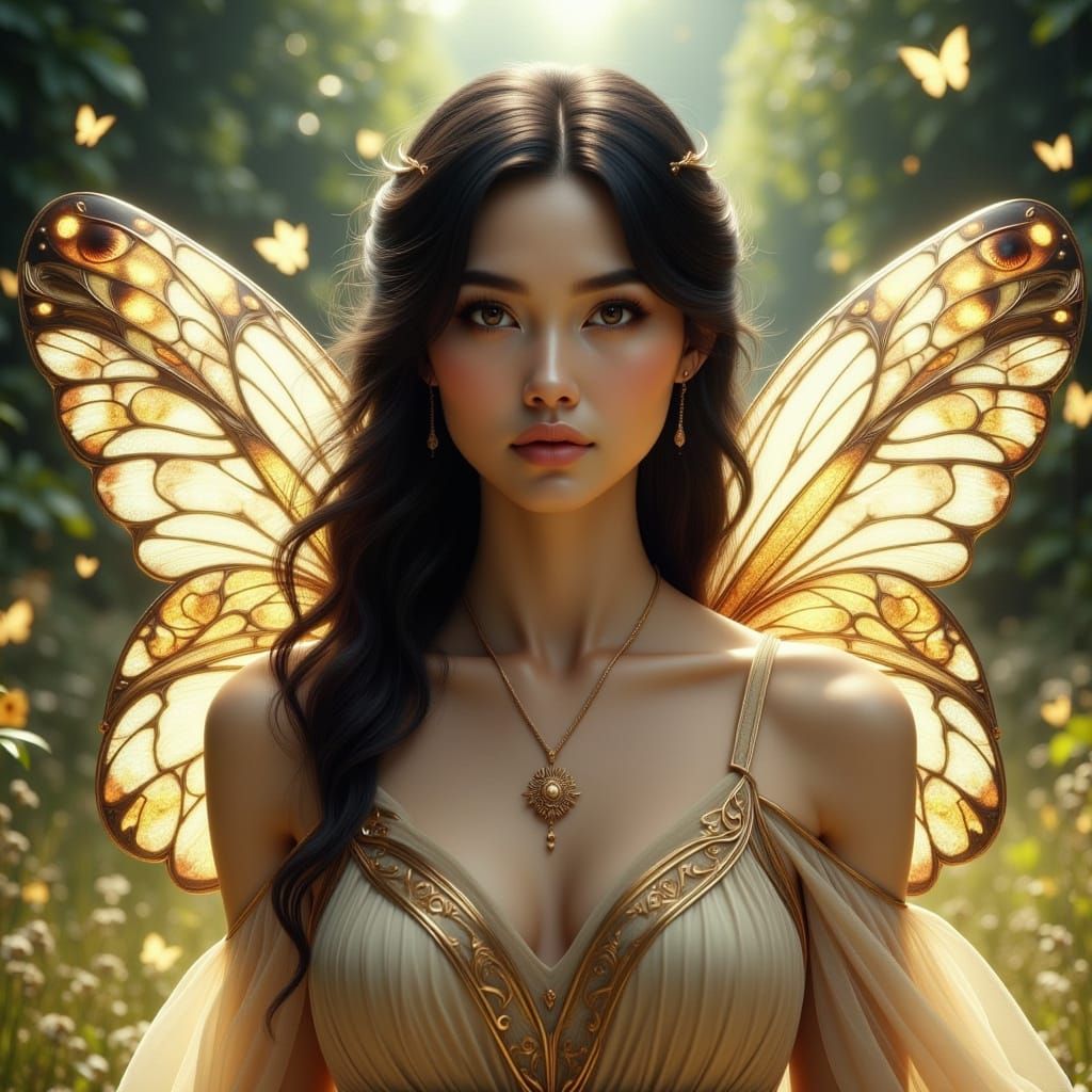 Psyche: Goddess of the Soul with Butterfly Wings