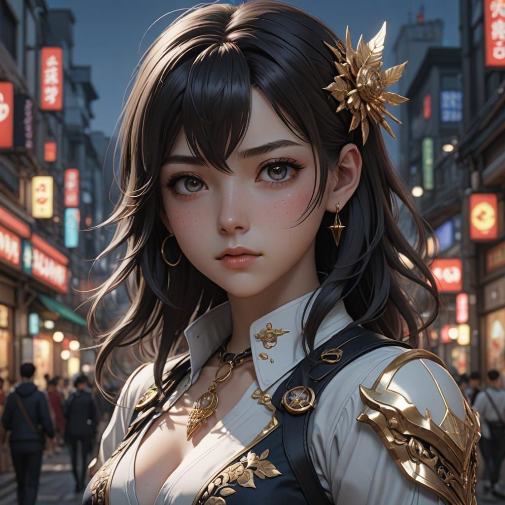 Majestic Wolf Under Blood Moon