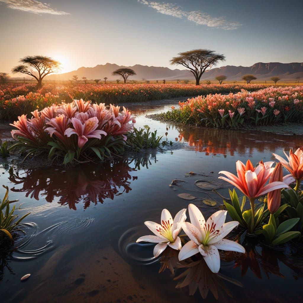 Surreal Beauty in Namibia's Semi-Desert