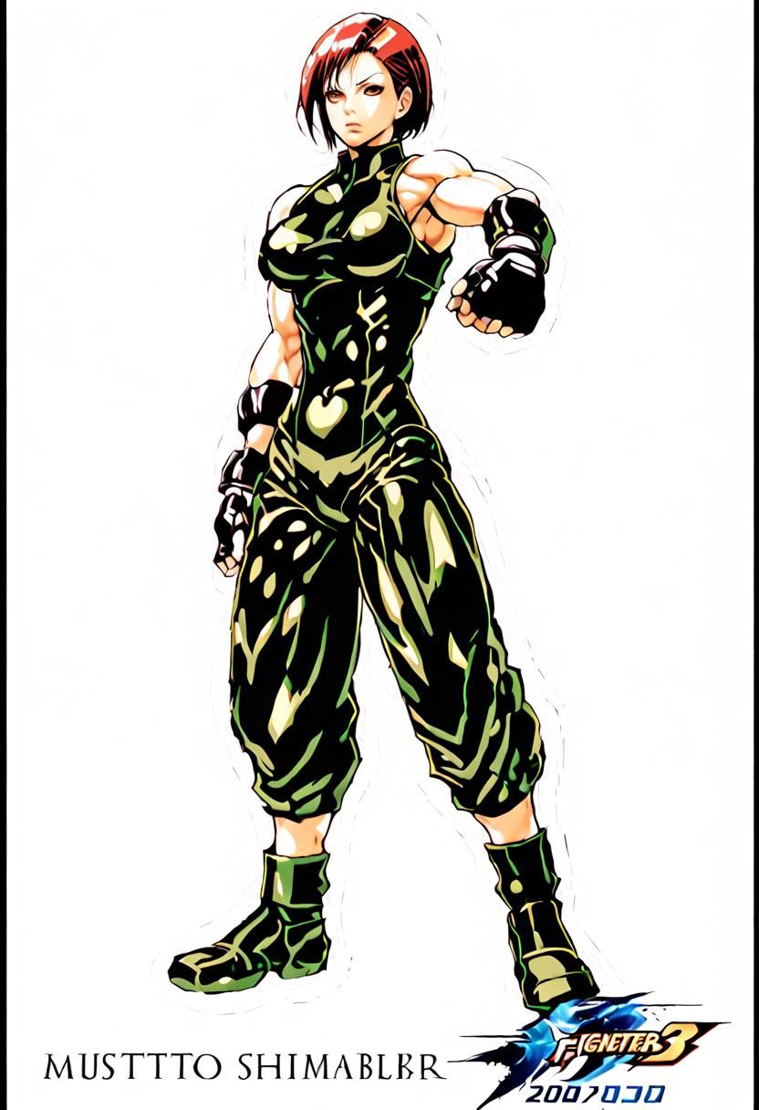 Female Bodybuilder as Abelheid: Detailed Concept Art