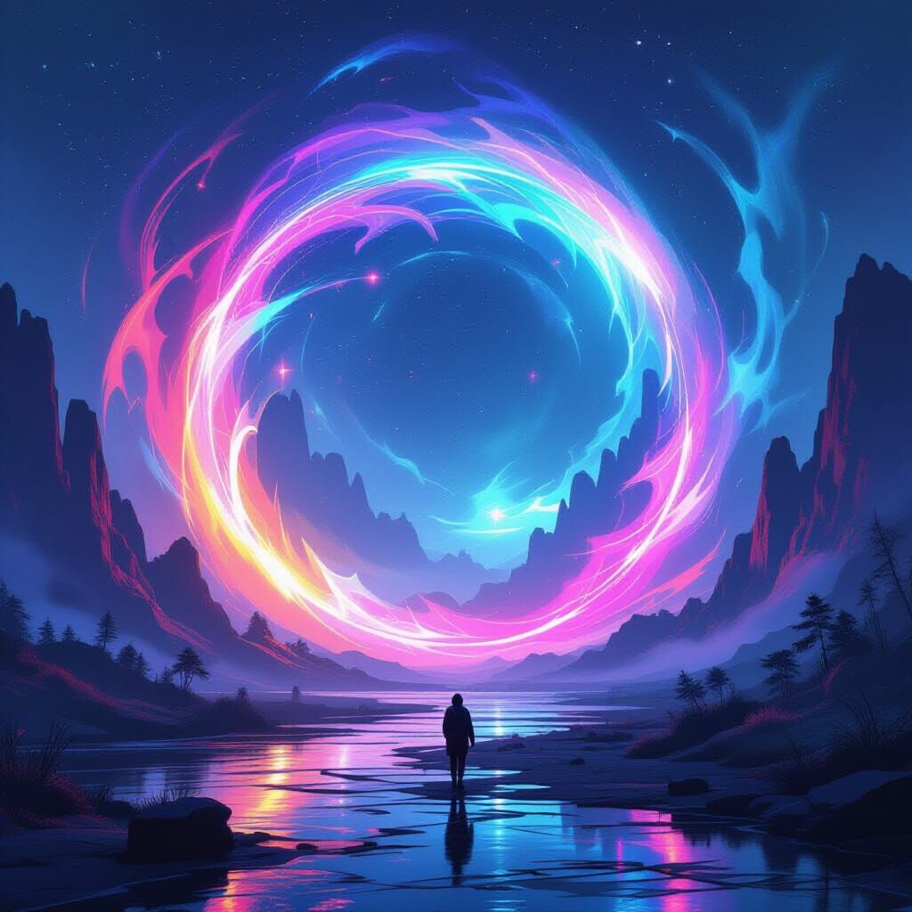 Iridescent Portals Inspired by Sci-Fi Masters