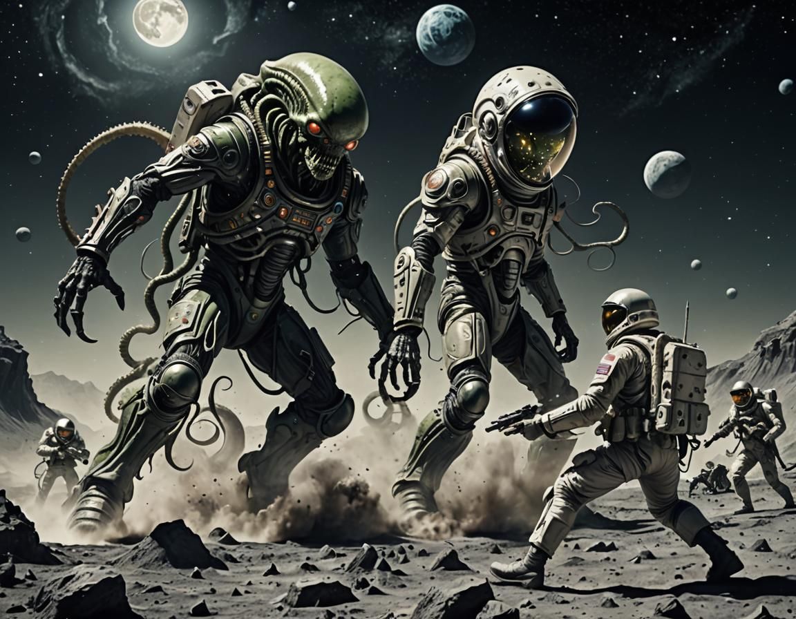 Alien vs Soldier: Lunar Battle