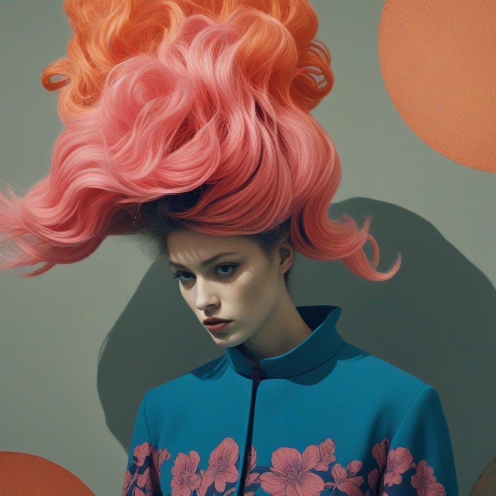 Eccentric Layered Photograph with Spatial Ambiguity