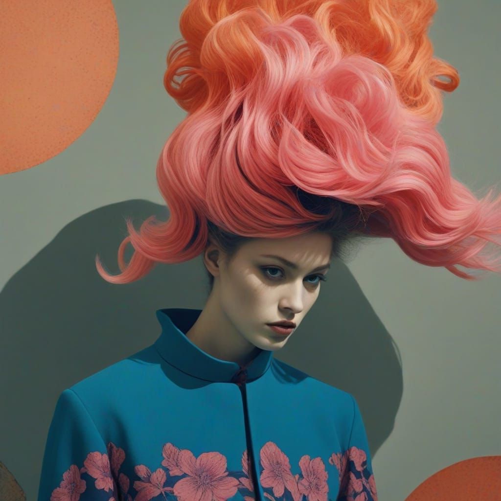 Eccentric Layered Photograph with Spatial Ambiguity