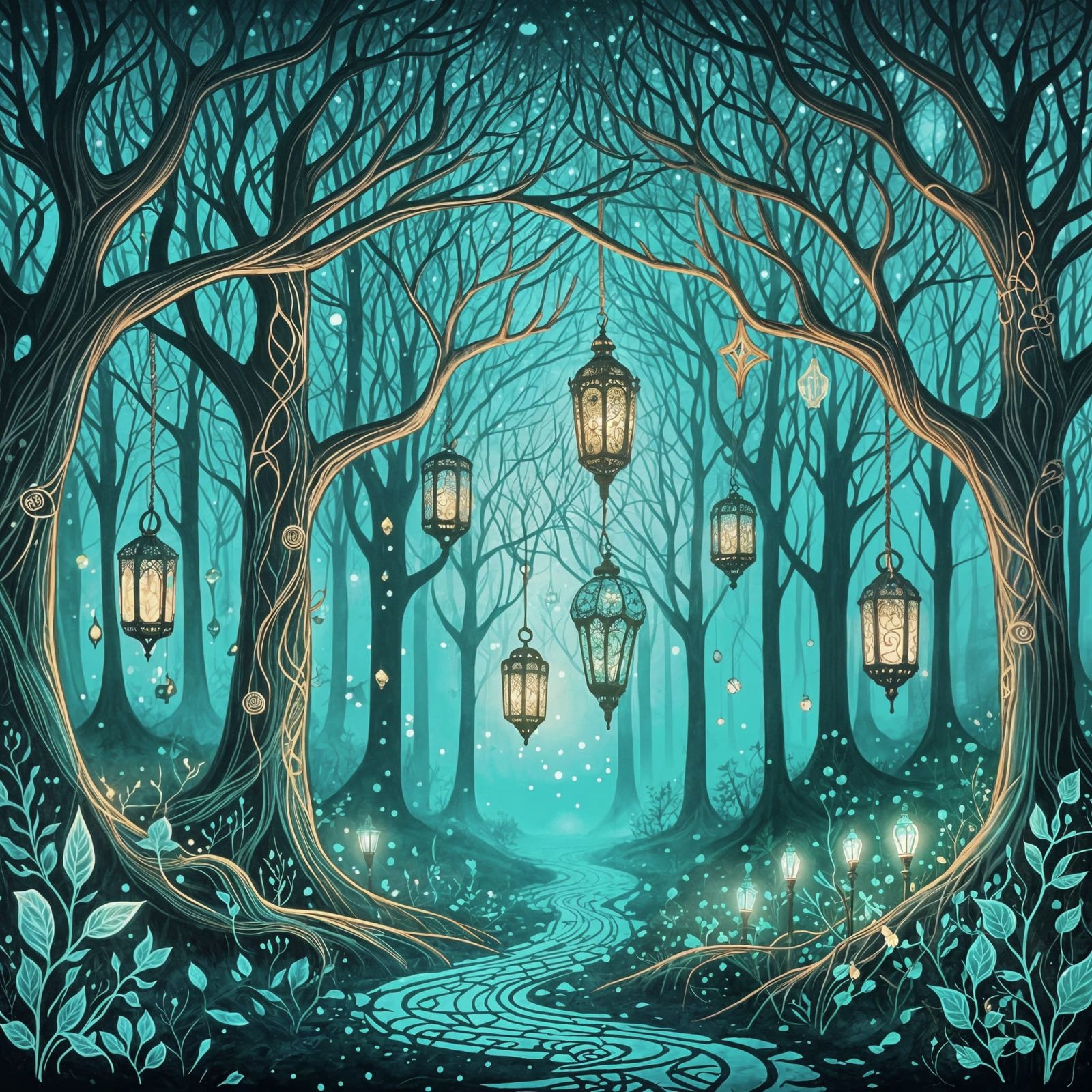 ✨✨✨ Lost in a forest