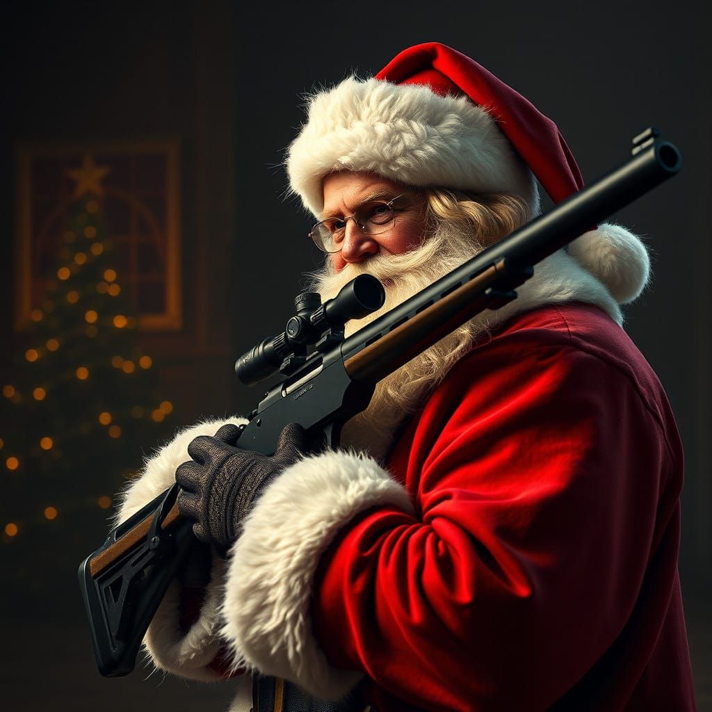 Classical Christmas Masterpiece in Cinematic Style, Inspired...