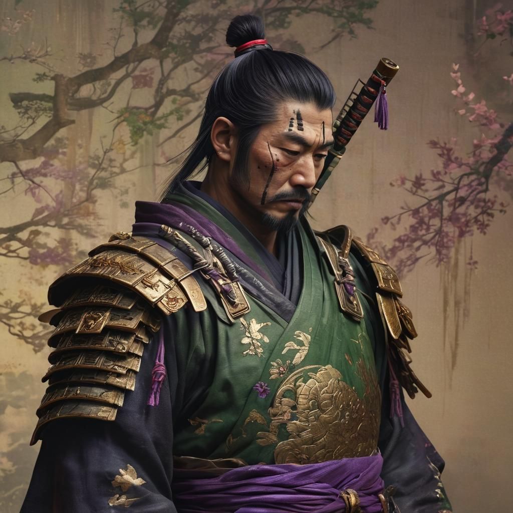 Samurai's Grief: Honor and Loss in Dark Fantasy