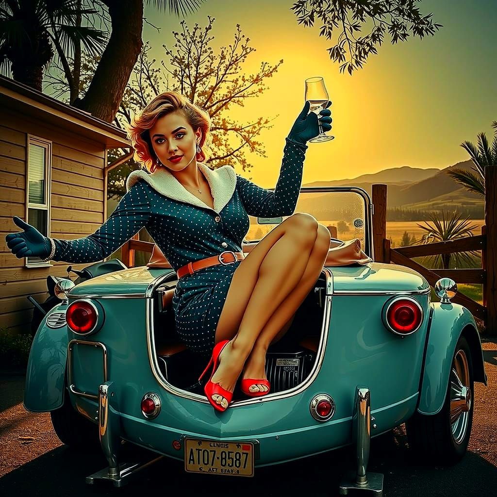 Pin-Up Women Celebrate Vintage Glam and Self-Love