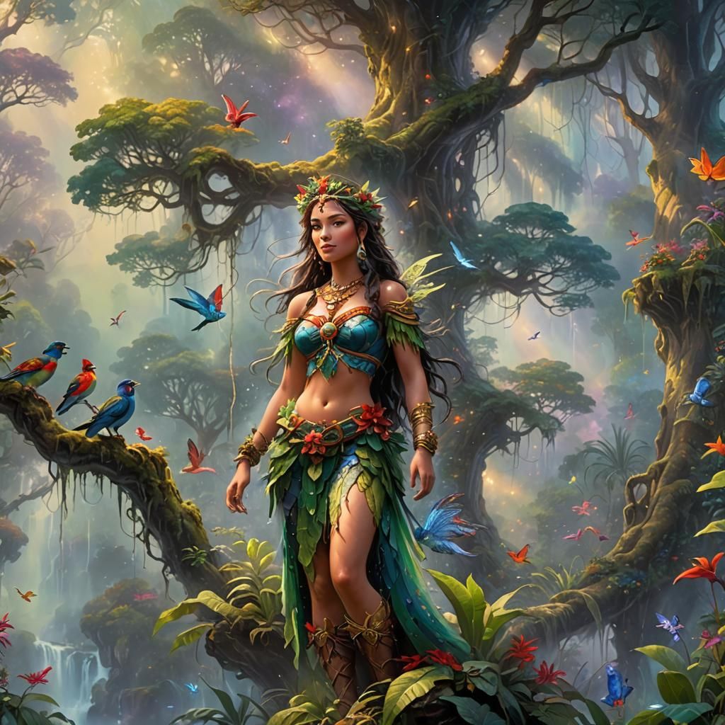 Amazonia Close Up: Vivid Ethereal Fantasy