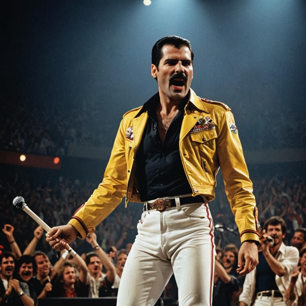 Freddie Mercury Live on Stage