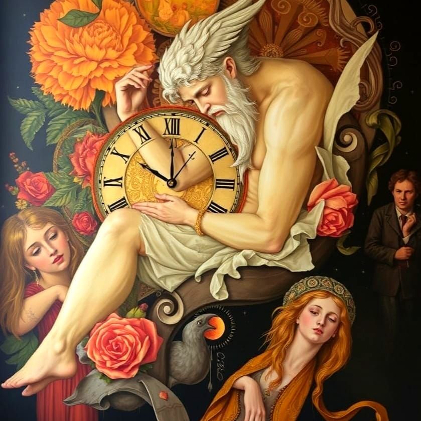 Surrealist Dreamscapes Inspired by Alphonse Mucha and Sigmun...