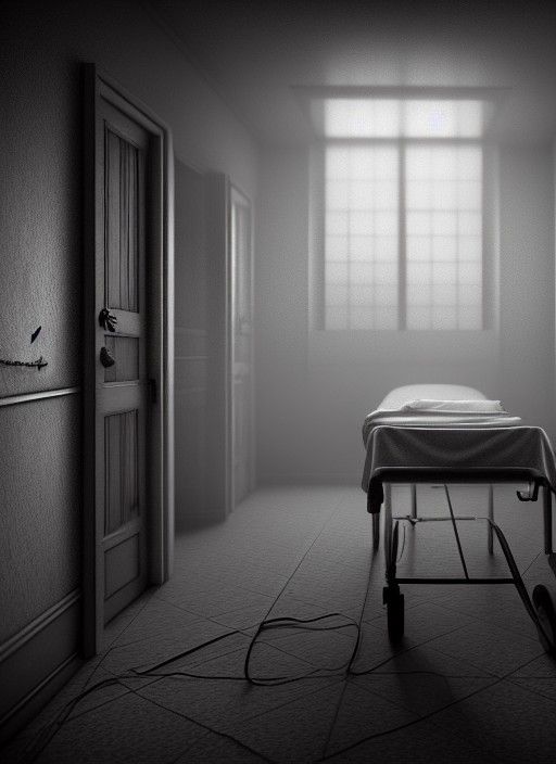 Surreal Haunted Nursing Home in High Resolution