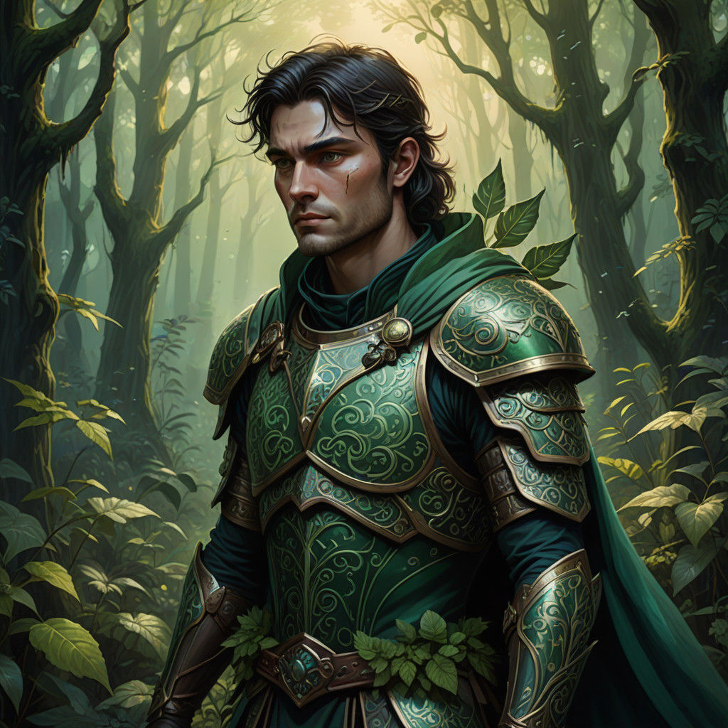 Mystical Fae Guardian in Dreamlike Forest