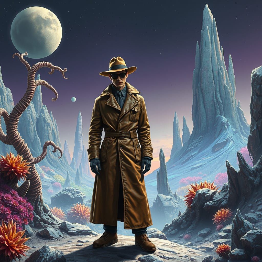 Space Detective in a Dystopian Cosmic Landscape