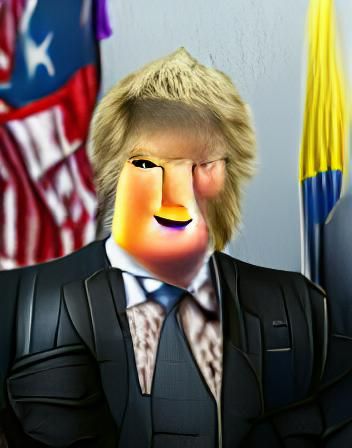 Portrait of Donald Trump