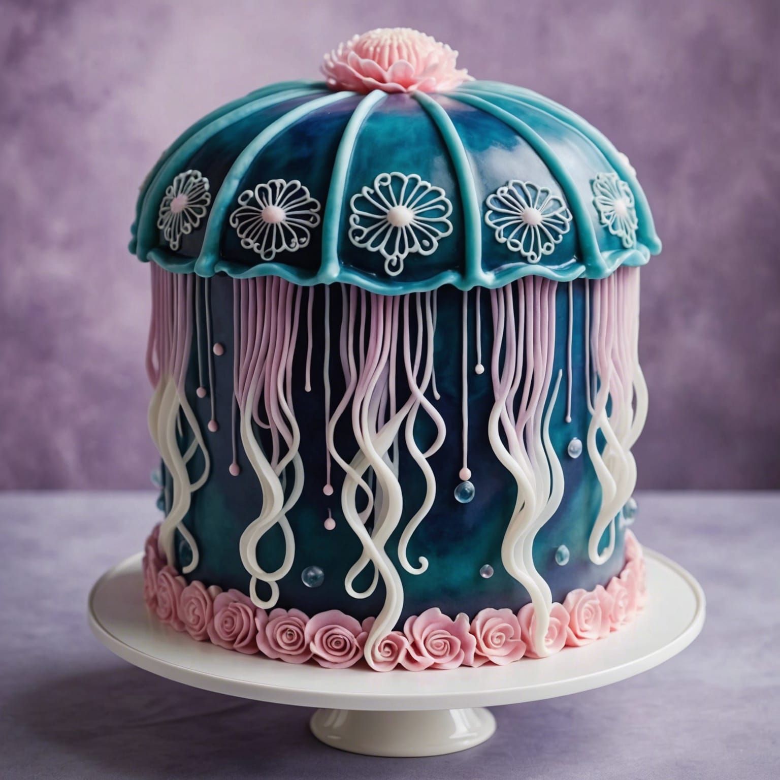 Jellyfish Cake: An Ethereal Icing Masterpiece