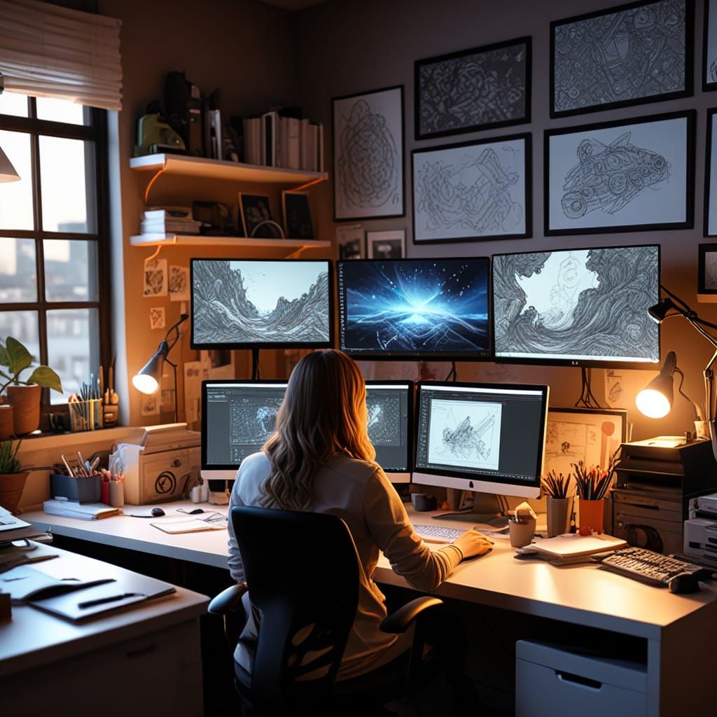 Changing the color palette or style of the illustration
Modifying the composition or layout of the image
Adding or remov...