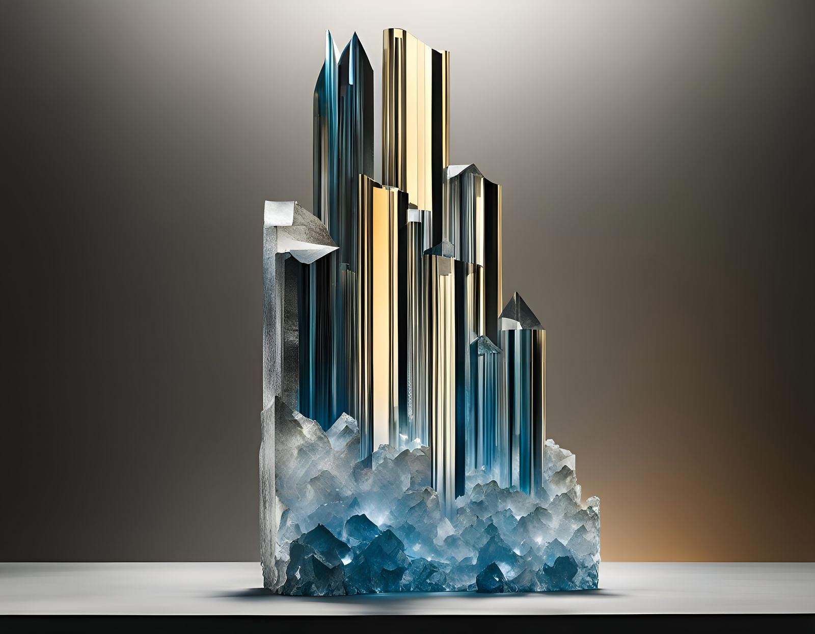 Crystalline Structure with Metal Enhancements