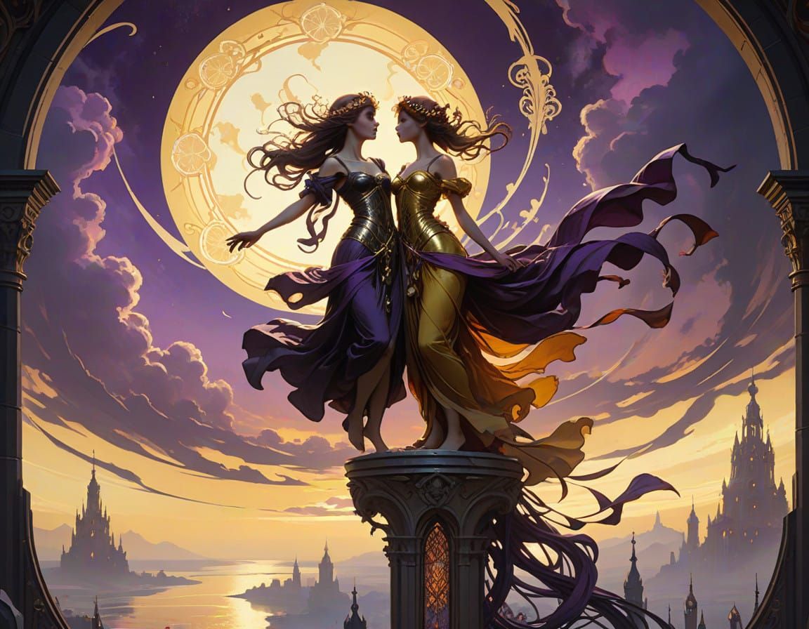 Eternal Dance in a Gothic Spire