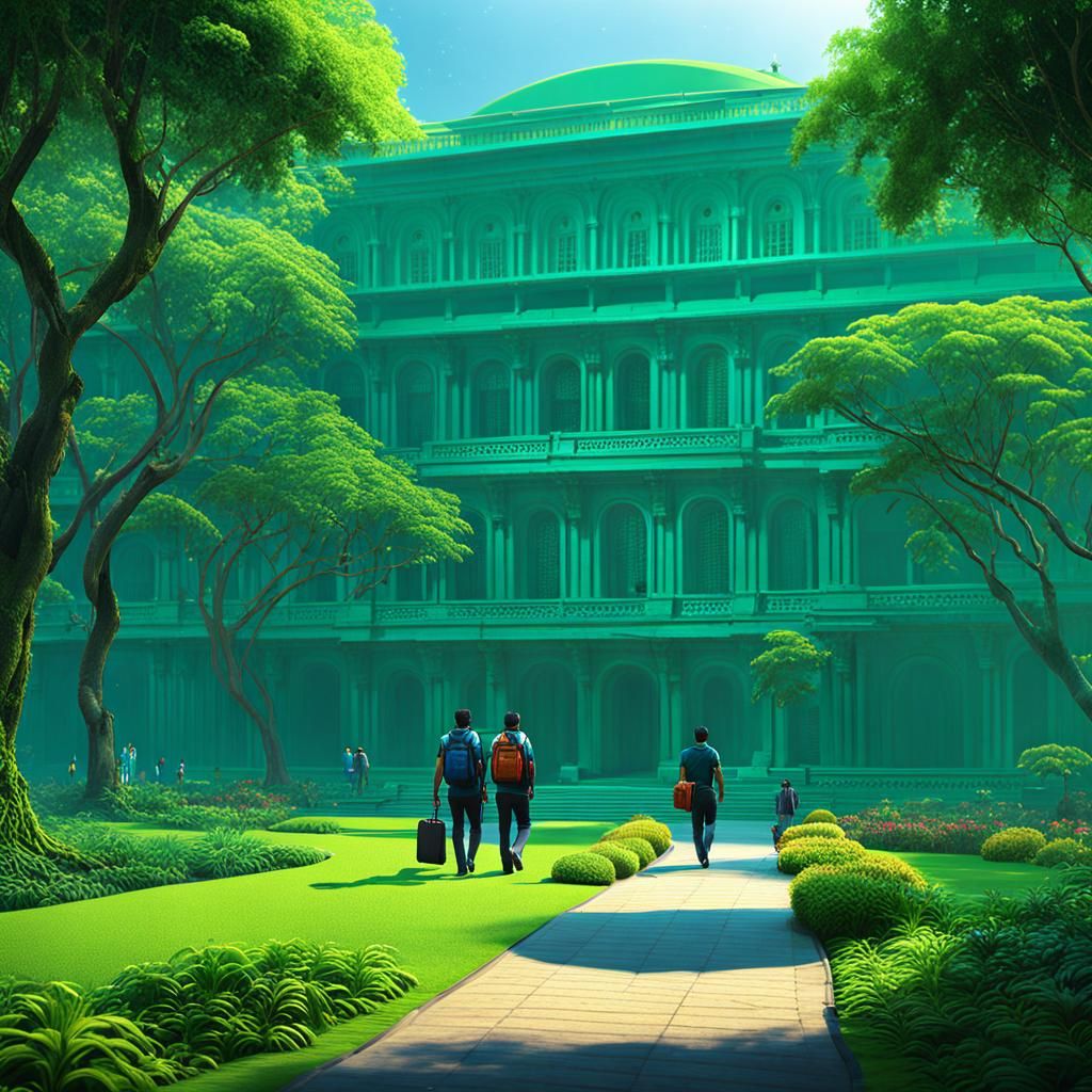 IIT Bombay Imagined: Detailed Matte Painting